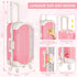 Doll Suitcase Travel Set, 18 inch Doll Clothes and Accessories, 26 Pcs Travel Pillow, Unicorn Bag, Sunglasses, Camera