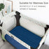 Pack 2 Pack Pack and Play Sheets Fitted Quilted Waterproof Protector, Playard Mattress Pad Compatible with Graco n