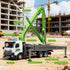 Playset 3 4 5 6 7 8 Cement Concrete Pump Truck Toy - Extendable Concrete Boom Pump Construction Trucks Site Building