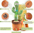 Emoin Dancing Cactus Baby Toys, Talking Cactus Toy with LED, 15 Second Voice Recorder, Mimicking Toy for Baby Boys