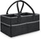 Baby Co. Diaper Caddy - Black, 36 x 22 x 18cm, Car Organizer for Diapers and Wipes, Gift for Newborns
