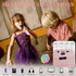 Karaoke Machine for Kids, Portable Bluetooth Speaker with 2 Wireless Microphones, Disco Ball Strobe Lamp for Dance