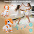 3-8, 4 5 6 7 IQKidz Remote Control Robot Toys Dog for Kids Age RC Smart Walking Electronic Pet Dog Toy with Light Eyes