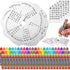 Crtiin 228 Pack Bingo Game Cards and Dot Daubers Set Includes 180