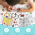 75 12 Funtopia Shrinking Art Sheets Kits for Kids, Pre-Cut Shrink Paper Craft Keychain Making Kit, Themes DIY Shrink
