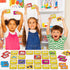 100 3-8 gisgfim PCS Memory Matching Game Trucks Concentration Memory Card Games for Kids Preschool Educational Ages A