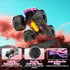 1:18 2.4 4WD 6+ Amphibious Remote Control Car, Pink Monster Truck Toys for Girls RC Cars, GHz Waterproof RC Trucks, All