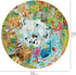 Animals Around The World Round Jigsaw Puzzle, 150 Pieces for Children Ages 5-8, 100% Recycled Card