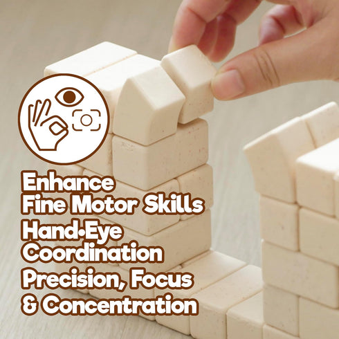 7 8 9 10+ 69 Taksa Toys Ancient Roman Arch Stem Toys Premium Educational Stackable Building Blocks, for Kids Ages Years