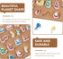 1 Set Wooden Arabic Alphabet Puzzle, Children's Montessori Educational Hand Grip Puzzle Game for Kids