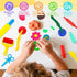 Kids,9-Piece iShyan Dough Tools for Kids Clay and Dough Tool Kit Includes Roller, Rolling Pins, Cutting Tools, Safe
