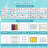 75 12 Funtopia Shrinking Art Sheets Kits for Kids, Pre-Cut Shrink Paper Craft Keychain Making Kit, Themes DIY Shrink