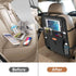SMART ELF Non-Slip Backing Backseat Car Organizer Kick Mat with Storage Pockets, Large Waterproof Baby Car Seat