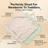2-Pack, 35x35 KeaBabies Muslin Hooded Baby Towels for Newborn Girls, Boys - Organic Cotton Baby Bath Towels Hooded