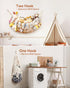 Stuffed Animal Hammock Net with Lights, Big Hanging Toy Organizer for Kids' Bedrooms