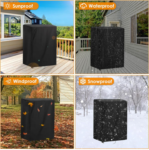 Hengme 4 30" 30" 44" Dustproof Cover for Jeep Wagon Stroller, Waterproof Quad Stroller Wagon Covers for Jeep Wrangler