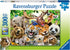 300 9+ Ravensburger - Exotic Animals Selfie - Piece Jigsaw Puzzle - XXL Pieces for Easier Assembly - Funny Selfie
