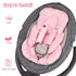 Ultra-Soft Newborn Car Seat Insert in Pink - Ideal for Infant Car Seats, Strollers & Swings