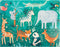 Stephen Joseph Educational Animal Puzzle, 48-Piece Learning Puzzle for Kids Ages 3-5, Canister Included, Animal Kingdom