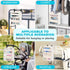 2-Tier 90+ Ofiray-home Hanging Diaper Organizer for Changing Table,Cribs,Car,Playard or Wall & Nursery Organization