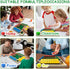 HENNAED 4-Player 8 4+ Shut The Box Game, Wooden dice Game with Dice and Shut-The-Box Instructions for Kids Adults