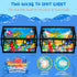 ONIMISC 8 1 Sets 8-12, 640PCS in Aquarium Building with Light, Compatible with Lego Fish Tank Building Kits Including