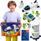 Space Toys for Kids 3-8 - Space Shuttle with Rocket Ship, 4 Astronauts, Space Station, Rover, Outer Space Playset