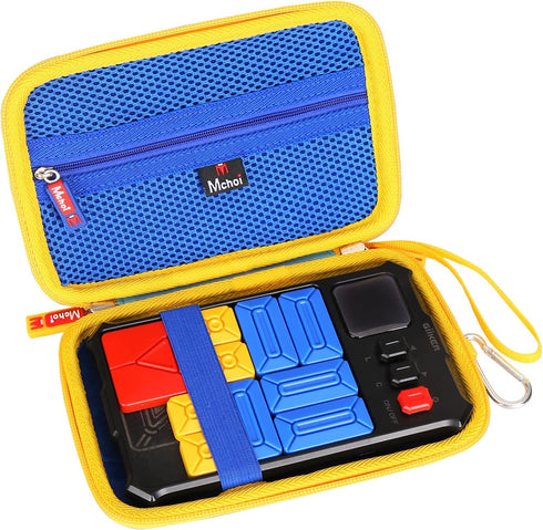 Mchoi Travel Case Suitable for Giiker Super Slide Brain Games, Shockproof Waterproof Blue Travel Protective Case, Case Only