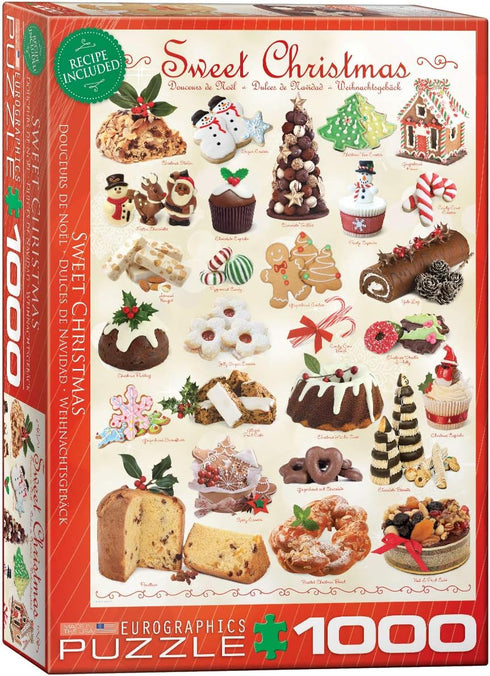 EuroGraphics Christmas Treats Puzzle, 1000-Piece (6000-0433)