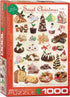 EuroGraphics Christmas Treats Puzzle, 1000-Piece (6000-0433)