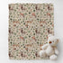 Cstdyfrv Country 60x80in Vintage Deer Boho Leaves Baby Blankets for Boys Girls Animal Receiving Swaddle Blankets