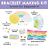 Creativity for Kids Friendship Bracelet Making Kit, Create 20 DIY Charm Bracelets for Ages 7-10+