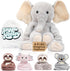 Weighted Elephant Stuffed Animal - 4.5 lbs, Premium Plushies with Long Comforting Arms for Soothing Hugs, Anxiety Relief