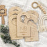 Closet Set 7 24 Beautiful Wooden Baby Dividers of - Double-Sided Organizer for Newborn to Months Size Clothes
