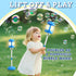 SANGQAOFU Summer Bubble Machine for Kids Bubble Blower Maker with Lights and Music Automatic Bubble Stand Machine