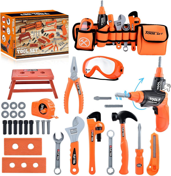 Kids Tool Set Toddlers Tool Kit Kids Toddlers Tool Belt 3 4
