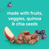 Pack 6 (72 Packs) Beech-Nut Toddler Snacks Fruti Bites with Hidden Veggies Quinoa & Chia, Fruit Snack Variety