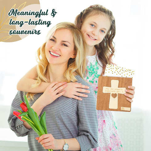 CJiangpo Will You Be My Godmother Proposal Gift, Cross Design Madrina Proposal Puzzle in Spanish Godmother Asking Card
