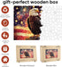 500 19x12.6 Reouinty Wooden Puzzle for Adults Pieces, Star Eagle Wood Jigsaw Puzzles, Beautiful Wall Decor. Wooden