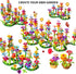 224 Set 3 4 5 6 7 8 3-8 TEMI PCS Flower Garden Building Toys for Girls Toys, Educational STEM Toy and Preschool Garden