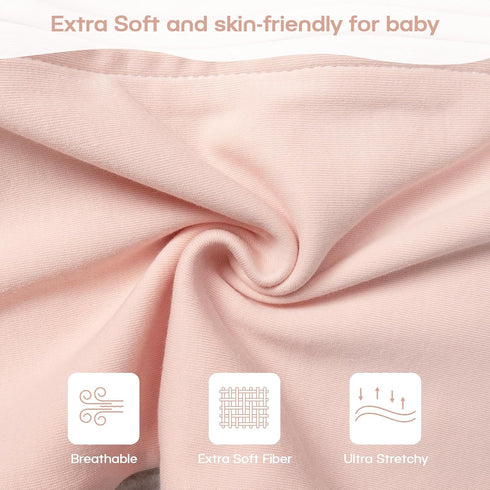 2 Pack Zipper,0.5 MEXXI Swaddle Baby Sleep Sack With Arms Up, Baby Transitional Swaddle with Double TOG