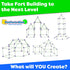 Fun Forts Glow Fort Building Kit for Kids - 81 Pack Glow in The Dark STEM Building Toys for Indoor Outdoor Play