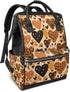 Honeybaby Diaper Bag Backpack for Mom & Dad Print Abstract Leopard 19L Large