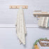 100% 47 47 inches Crane Baby Organic Cotton Bunny Single Baby Swaddle Wrap for Boys and Girls, Gender Neutral Newborn