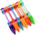 Special Supplies Liquid Motion Bubbler Pens, 6-Pack Colorful Hourglass Timer for Sensory Play