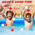 Libima 12 Pcs Head Hoop Basketball Party Game Set for Kids and Adults, Portable Adjustable Headband with Balls for