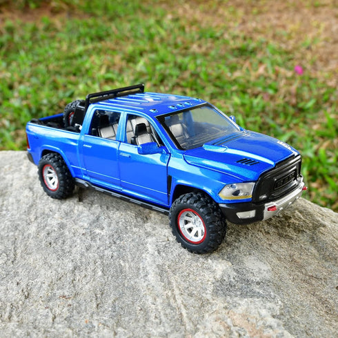 RAM 1500 Pickup Truck Toys for Boys Age 4-7, Diecast Metal Model with Lights and Sound, Gift for Kids
