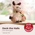 Bearington Bucky Reindeer Christmas Stuffed Animal, 7 Inch Plush Reindeer for Kids & Teens