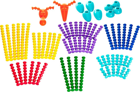 Playstix Flexible Set Construction Toy Building Blocks 68 Piece Kit