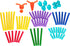 Playstix Flexible Set Construction Toy Building Blocks 68 Piece Kit